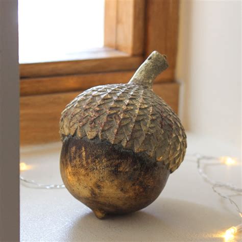 acorn sheet metal|large metal decorative acorns.